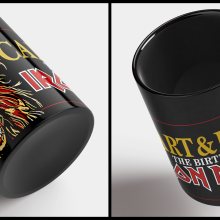 £15 Cart & Horses/Iron Maiden mug